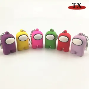 Among Us Keychain Doll PVC Space Werewolf Kill Game Keychain - Naike Gifts Jinjiang