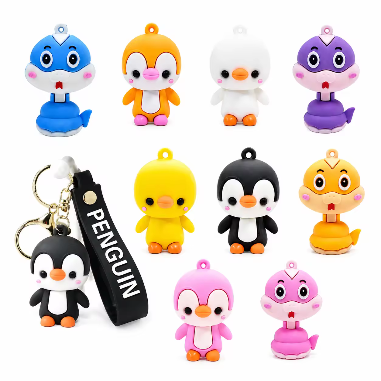 Business Gift Customised PVC Rubber Keychains Soft Key Chain Keychain Wi... - Naike Gifts Jinjiang
