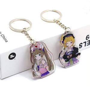 Clear Acrylic Keychain Layered Double Sided For Business Gifts Personali... - Naike Gifts Jinjiang
