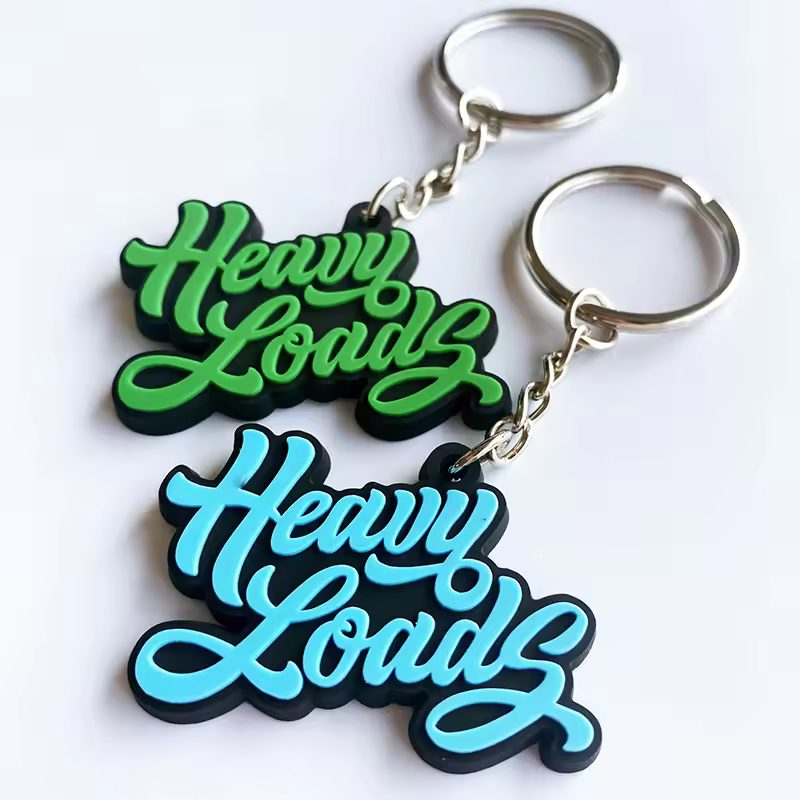 Oem No Minimum Logo Rubber 3D Soft Trendy PVC Keychain Key Ring - Naike Gifts Jinjiang