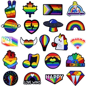 Different Shoe Charms For Croc, Shoe Decorations Pins Accessories Lgbt R... - Naike Gifts Jinjiang
