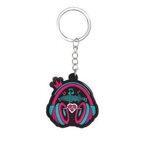 Keychain Plastic Schoolbag Pendant Gifts Cute PVC Keychains Music - Naike Gifts Jinjiang