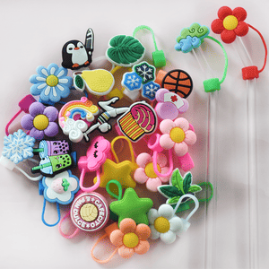 Luxury Drink Charms Straw Topper Cover For Tumbler - Naike Gifts Jinjiang