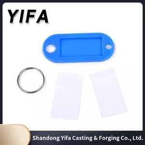 ID Card Plastic Key Tag PVC Keychain Plastic Tag Plastic ID Card Key - Naike Gifts Jinjiang