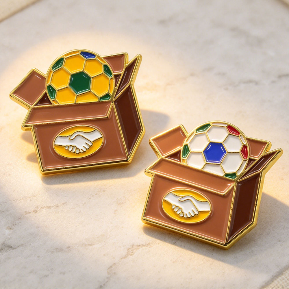 Corporate Identity Hard Enamel (Cloisonné) Lapel Pin - Naike Gifts Jinjiang
