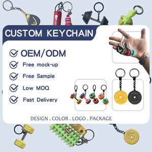 Miniature Heavyweight Gym Kettlebell PVC Keychain - Naike Gifts Jinjiang