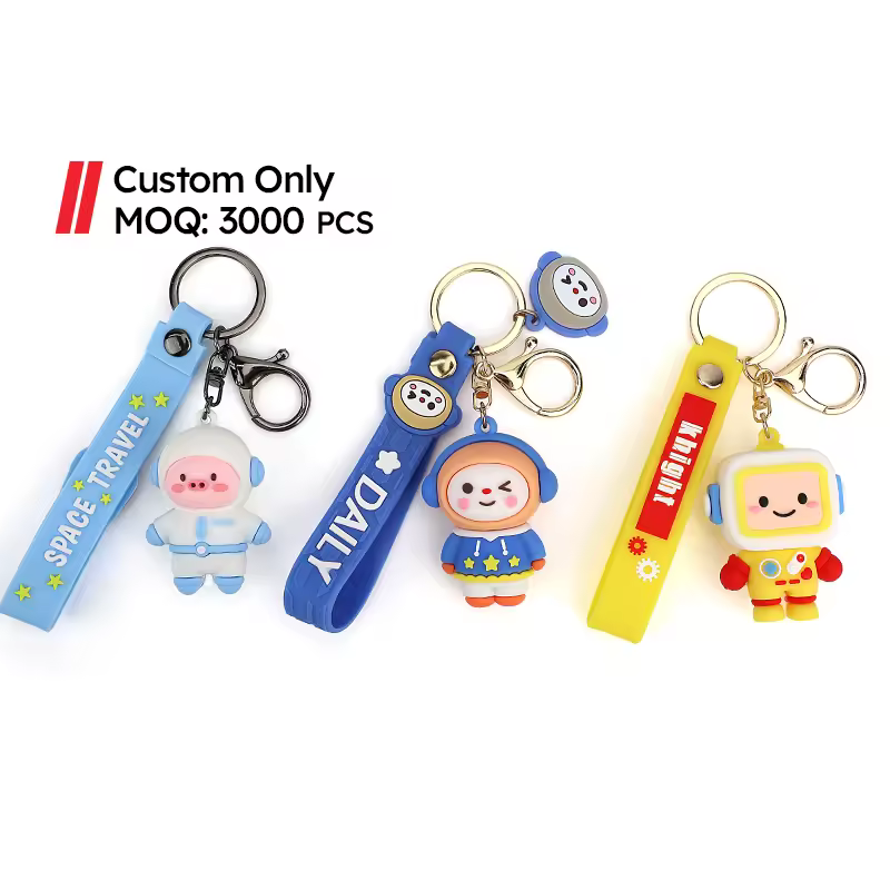 MOQ 3000 Pcs FAMA Anime Cartoon 3D Eco-friendly Zinc Alloy Silicone Cara... - Naike Gifts Jinjiang