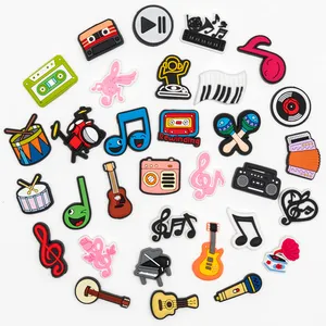 Music Croc Charms 32PCS Rapper Croc Charms Music Croc Pins Shoe Charms C... - Naike Gifts Jinjiang