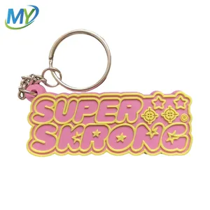 Rubber Keychain Logo Gifts Soft PVC Keychain - Naike Gifts Jinjiang