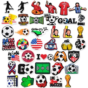 Soccer Croc Charms Football Pack Men Football Sports Shoe Charms Cool Cr... - Naike Gifts Jinjiang