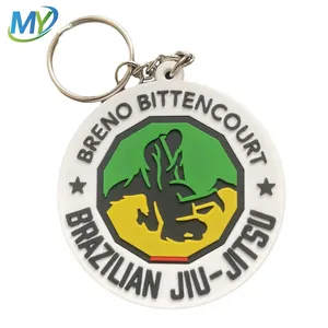 2D 3D Soft PVC Keyring Logo Keychain Silicone Rubber Keychain - Naike Gifts Jinjiang