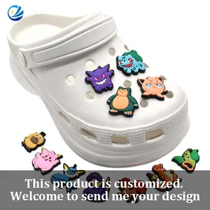 Shoe Croc Charms 2D 3D PVC Shoe Decorations Shoes And Accessories Design... - Naike Gifts Jinjiang