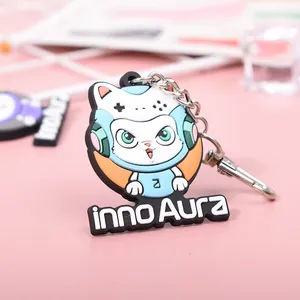 New Arrival Keyrings 3D Soft Rubber PVC Keychain 2D PVC Keychain - Naike Gifts Jinjiang